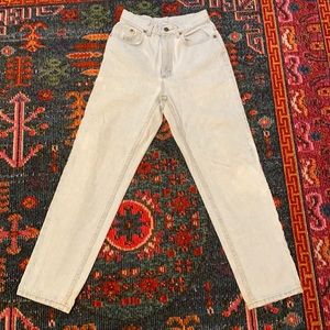 Vintage Lee High Rise Tapered Leg Jeans - size 27w